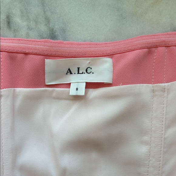 A.L.C. Elizabeth Pink Midi Dress | 8 - Picture 7 of 8